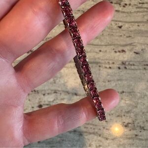 TOUCHSTONE CRYSTAL BY SWAROVSKI | October Birthstone Bracelet rose crystal